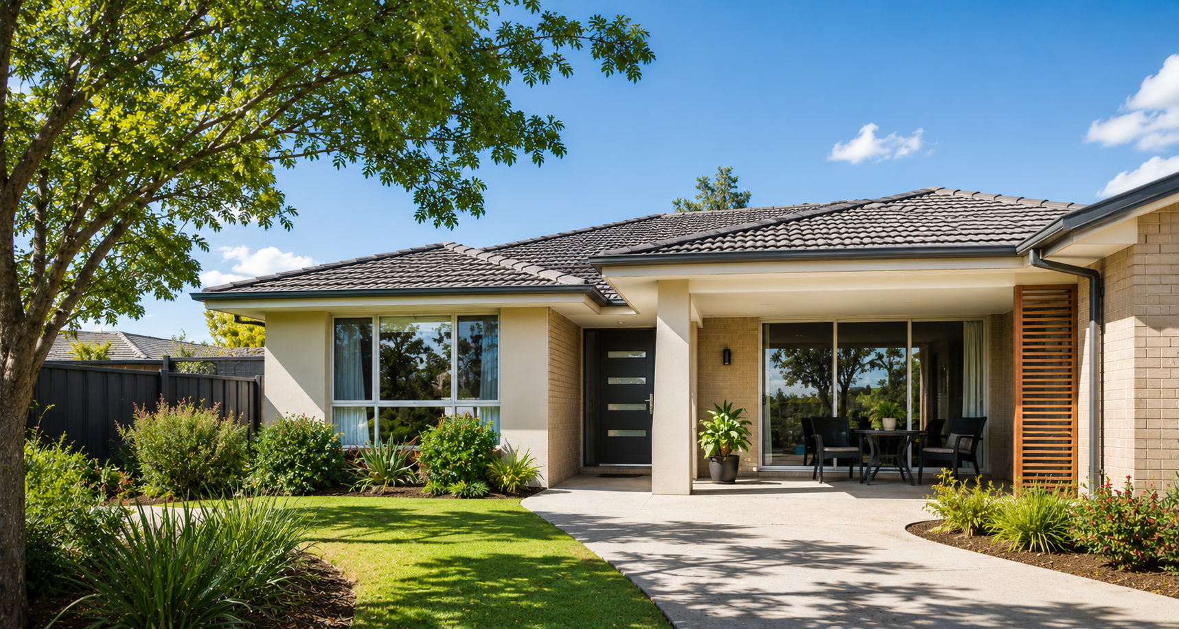 Supported NDIS accommodation home with landscaped garden in Orange, NSW